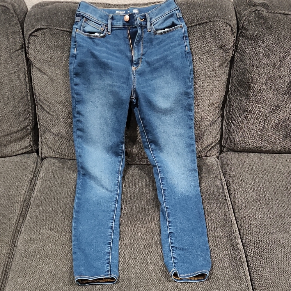 Old Navy Blue Junior Rockstar Jeggings